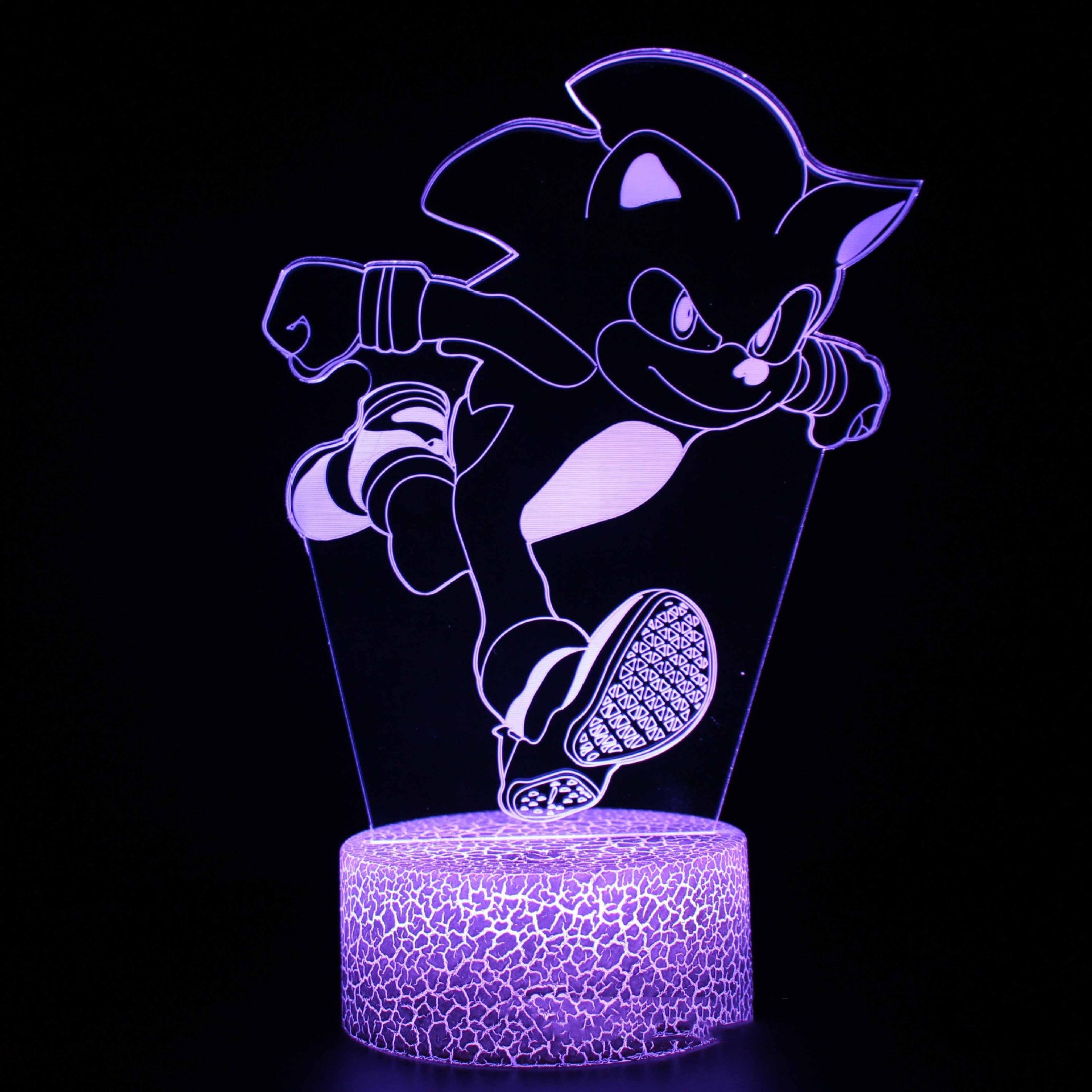 3D Hedgehog Night Light with Remote Control