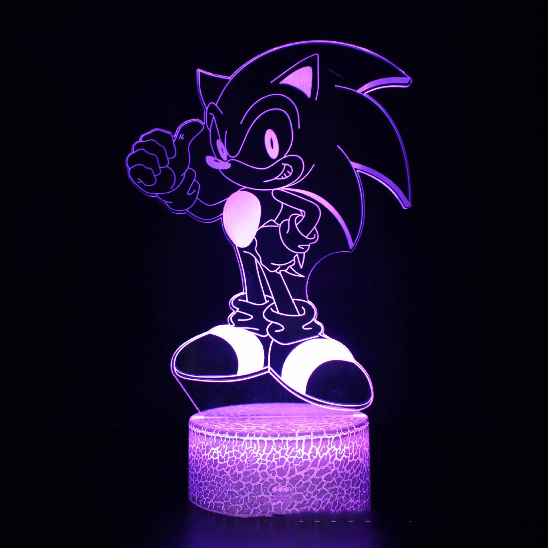 3D Hedgehog Night Light with Remote Control