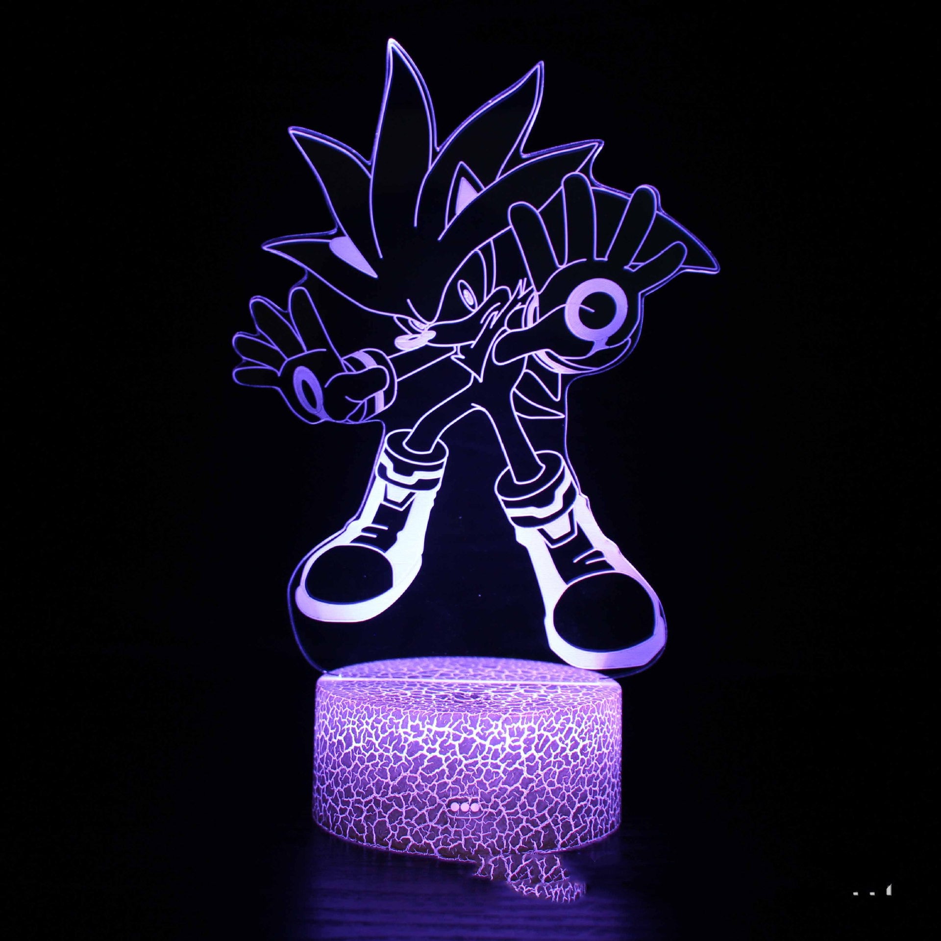 3D Hedgehog Night Light with Remote Control