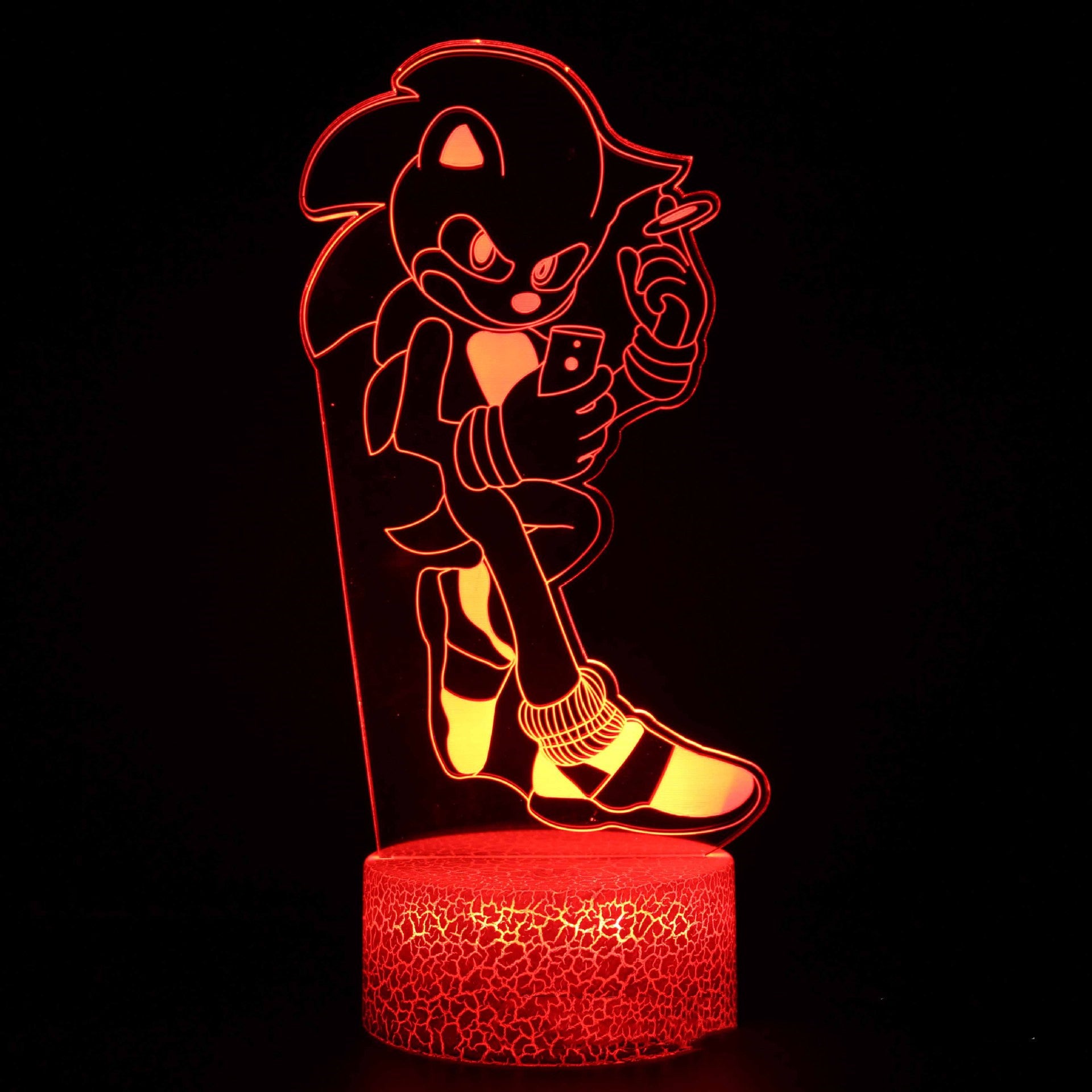 3D Hedgehog Night Light with Remote Control