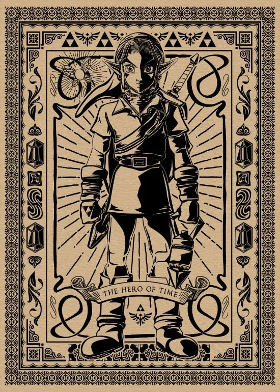 Legend of Zelda Vintage Canvas Poster