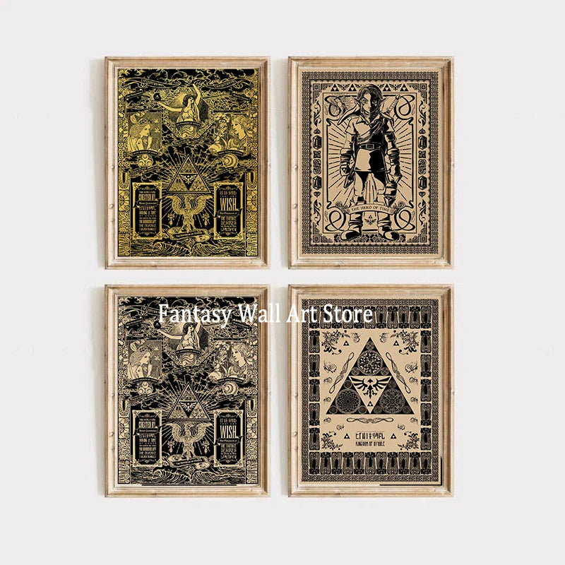 Legend of Zelda Vintage Canvas Poster