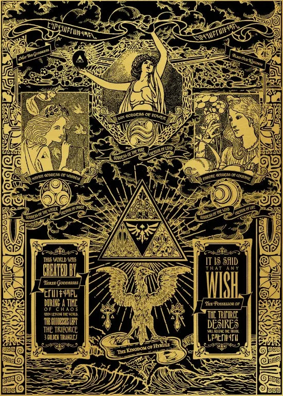 Legend of Zelda Vintage Canvas Poster