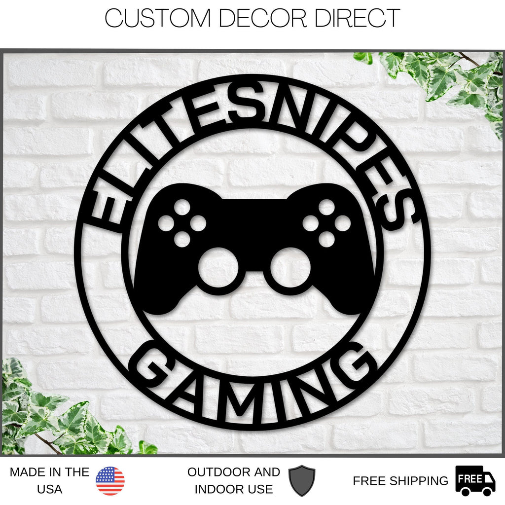 Custom Gaming Username Sign